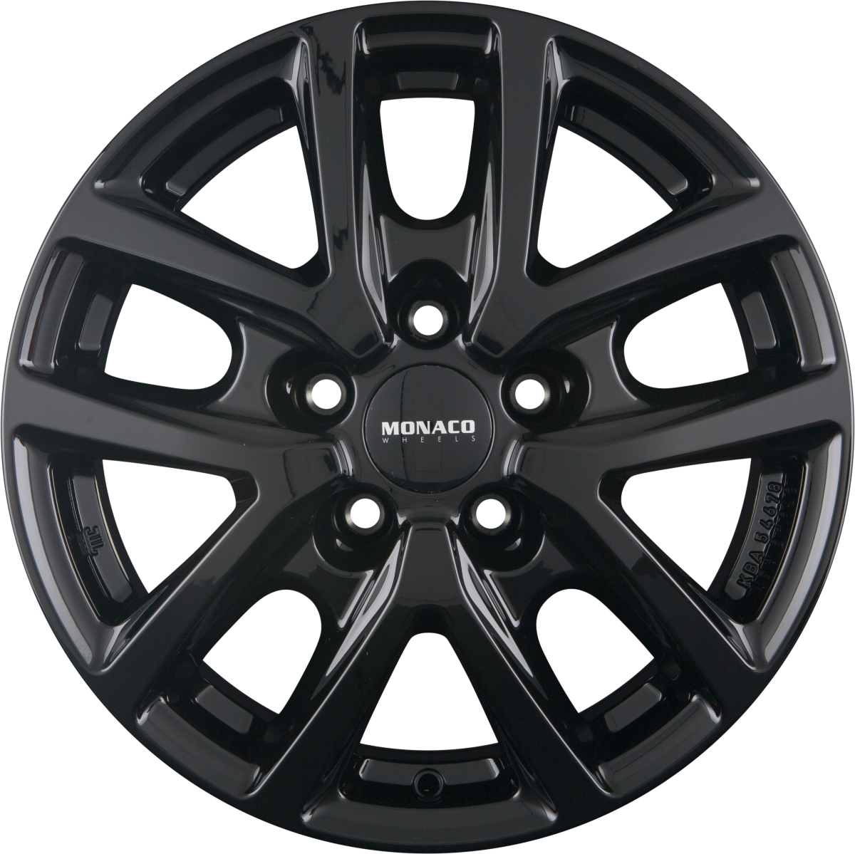 itWheels Monaco CL2T Glanz Schwarz Alufelge 6.5x16 Zoll ET66 LK 5x118 ML71.1