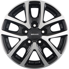itWheels Monaco CL2T Glanz Schwarz Poliert Alufelge 6.5x16 Zoll ET66 LK 5x118 ML71.1