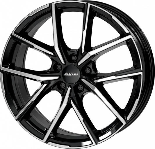 Alutec Aveleno diamant-schwarz frontpoliert Alufelge 8x18 Zoll ET45 LK 5x108 ML70.1