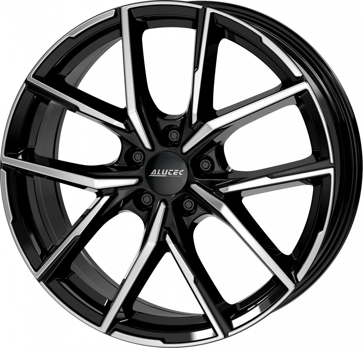 Alutec Aveleno diamant-schwarz frontpoliert 8x18 ET40 - LK5/112 ML70.1