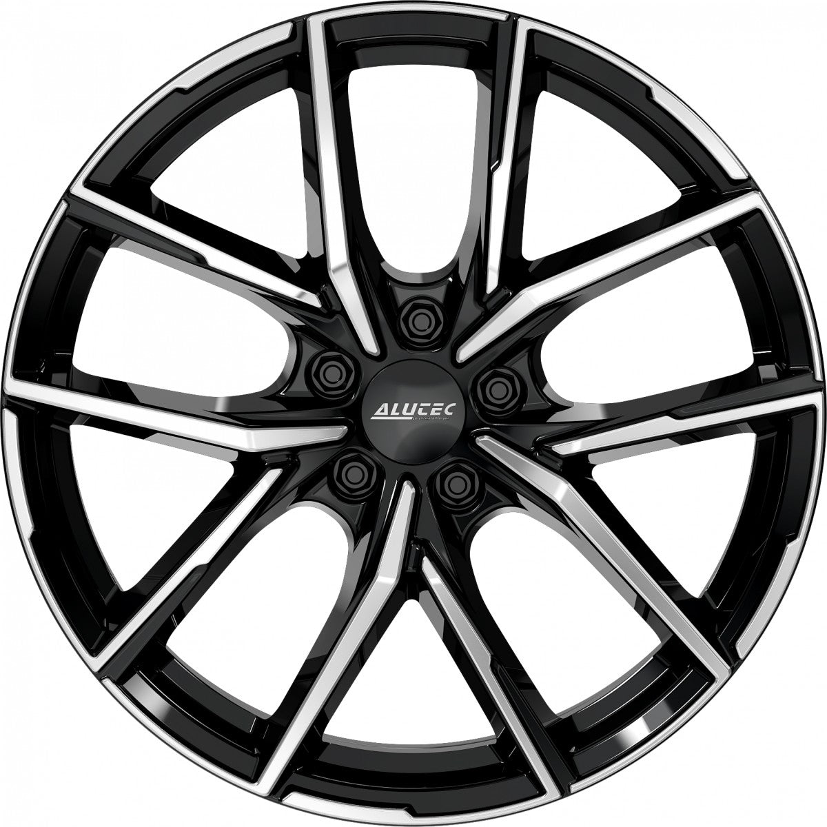 Alutec Aveleno diamant-schwarz frontpoliert 8x18 ET48 - LK5/112 ML70.1