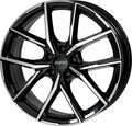Alutec Aveleno diamant-schwarz frontpoliert Alufelge 8x18 Zoll ET50 LK 5x114.3 ML70.1
