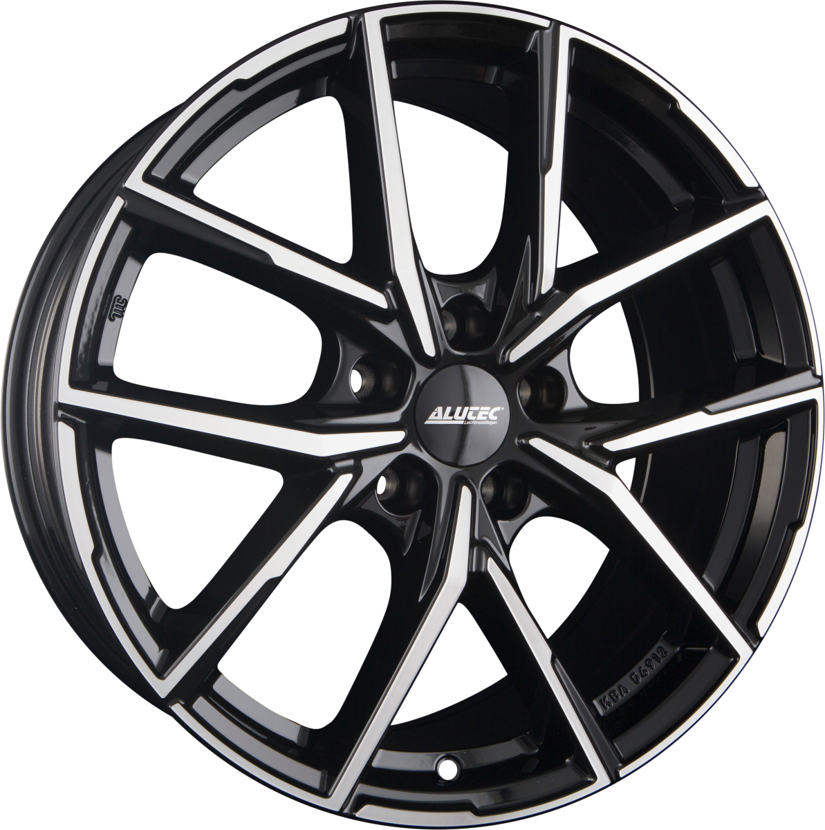 Alutec Aveleno diamant-schwarz frontpoliert Alufelge 8x19 Zoll ET45 LK 5x108 ML70.1 – Bild 4