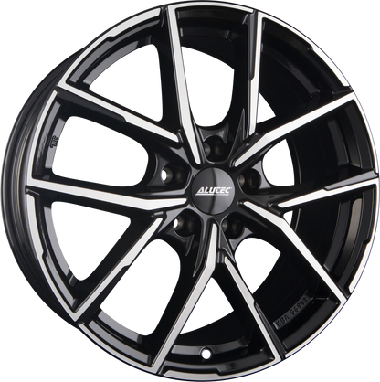 Alutec Aveleno diamant-schwarz frontpoliert Alufelge 8x19 Zoll ET45 LK 5x108 ML70.1 – Bild 4