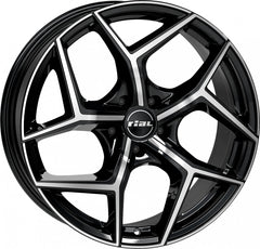 Rial Salento diamant-schwarz frontpoliert Alufelge 8x19 Zoll ET40 LK 5x112 ML66.6