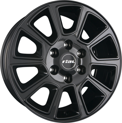 Rial Transporter 2 diamant-schwarz Alufelge 7x17 Zoll ET45 LK 5x114.3 ML66.1 – Bild 4