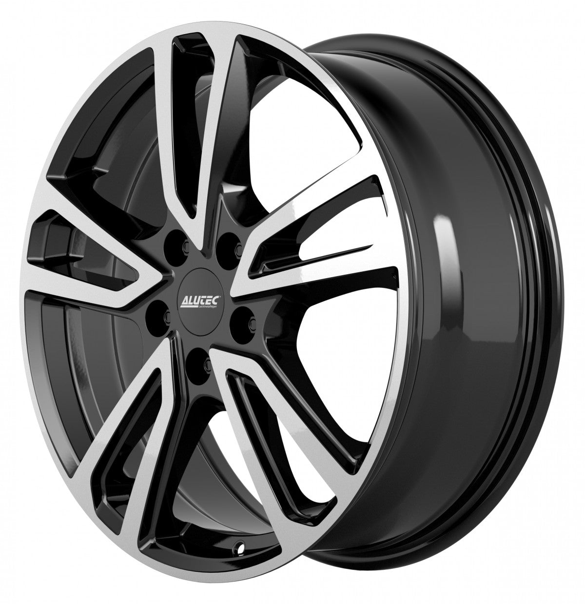 Alutec Tormenta diamond-black frontpolished 7x18 ET40 - LK5/114.3 ML60.1