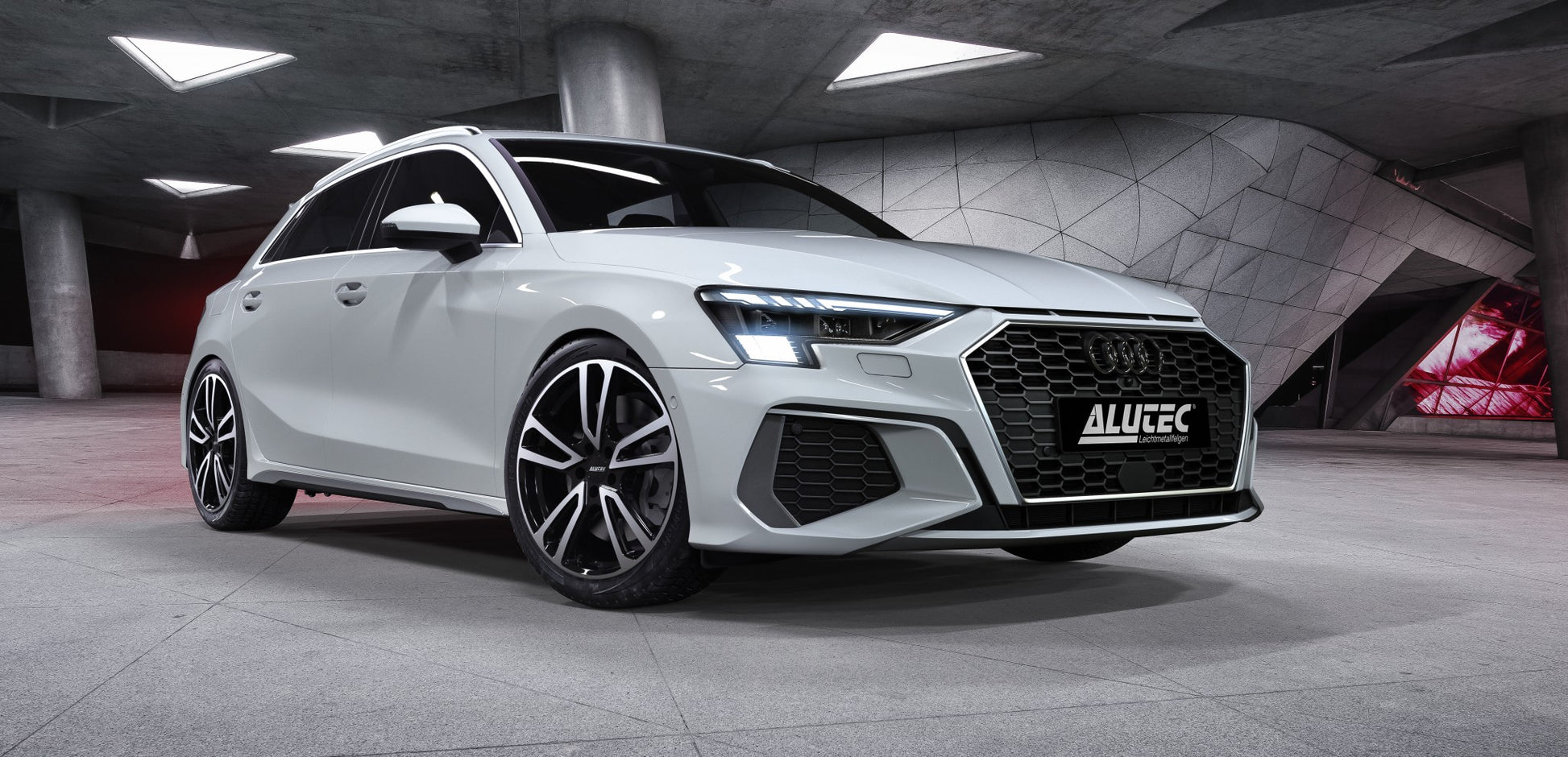 Alutec Tormenta diamond-black frontpolished 7x18 ET40 - LK5/114.3 ML60.1