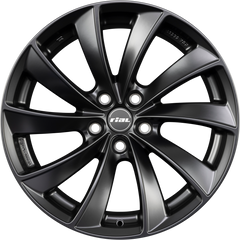 Rial Lugano Schwarz Matt Alufelge 9.5x19 Zoll ET40 LK 5x120 ML64.1
