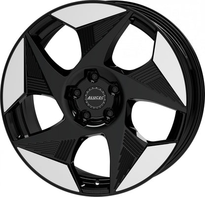Alutec Solar diamant-schwarz frontpoliert Alufelge 8x19 Zoll ET36 LK 5x112 ML57.1