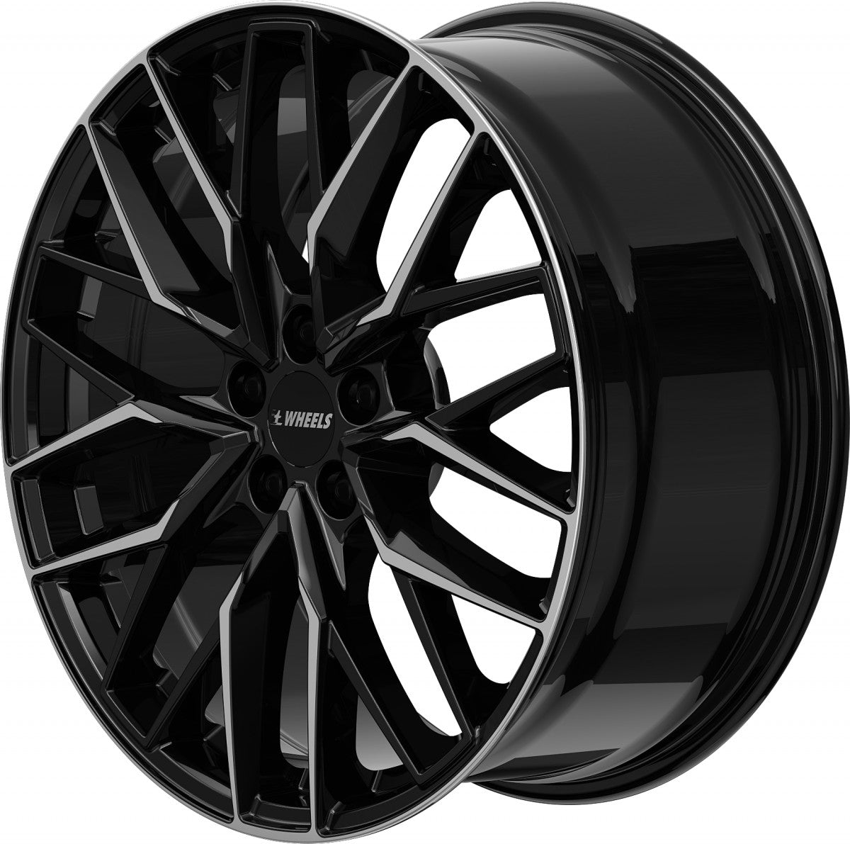 itWheels Xana gloss black polished Alufelge 8x19 Zoll ET45 LK 5x112 ML57.1 – Bild 9