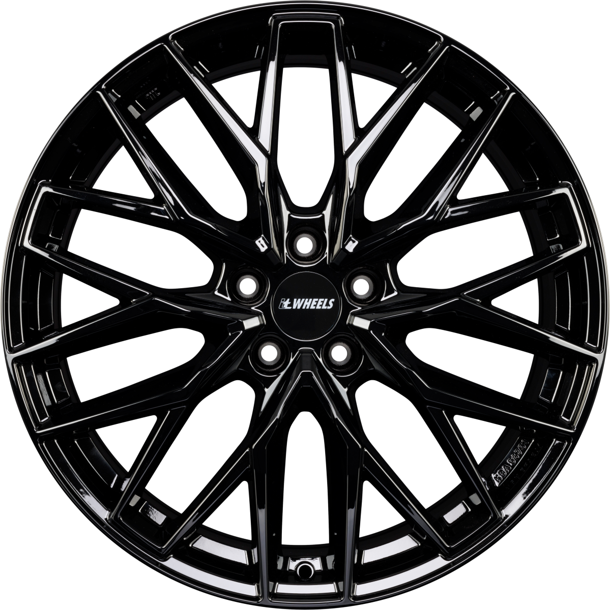 itWheels XANA Gloss Black Alufelge 8x19 Zoll ET45 LK 5x108 ML70.1
