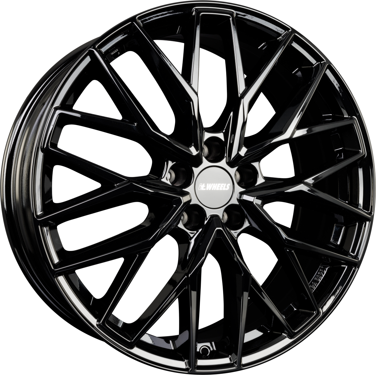 itWheels XANA Gloss Black Alufelge 8x19 Zoll ET45 LK 5x108 ML70.1 – Bild 2