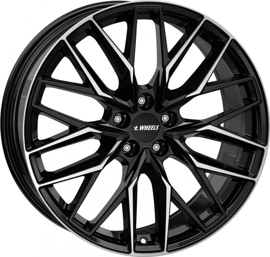 itWheels Xana gloss black polished Alufelge 9x20 Zoll ET38 LK 5x114.3 ML64.2