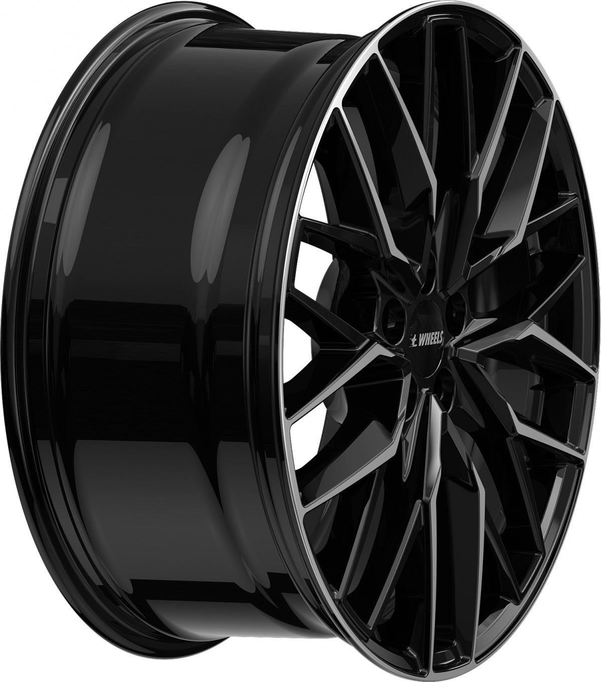 itWheels Xana gloss black polished Alufelge 9.5x21 Zoll ET41.5 LK 5x112 ML66.6 – Bild 5