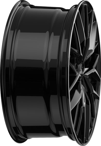 itWheels Xana gloss black polished Alufelge 9.5x21 Zoll ET40.1 LK 5x120 ML64.2 – Bild 6