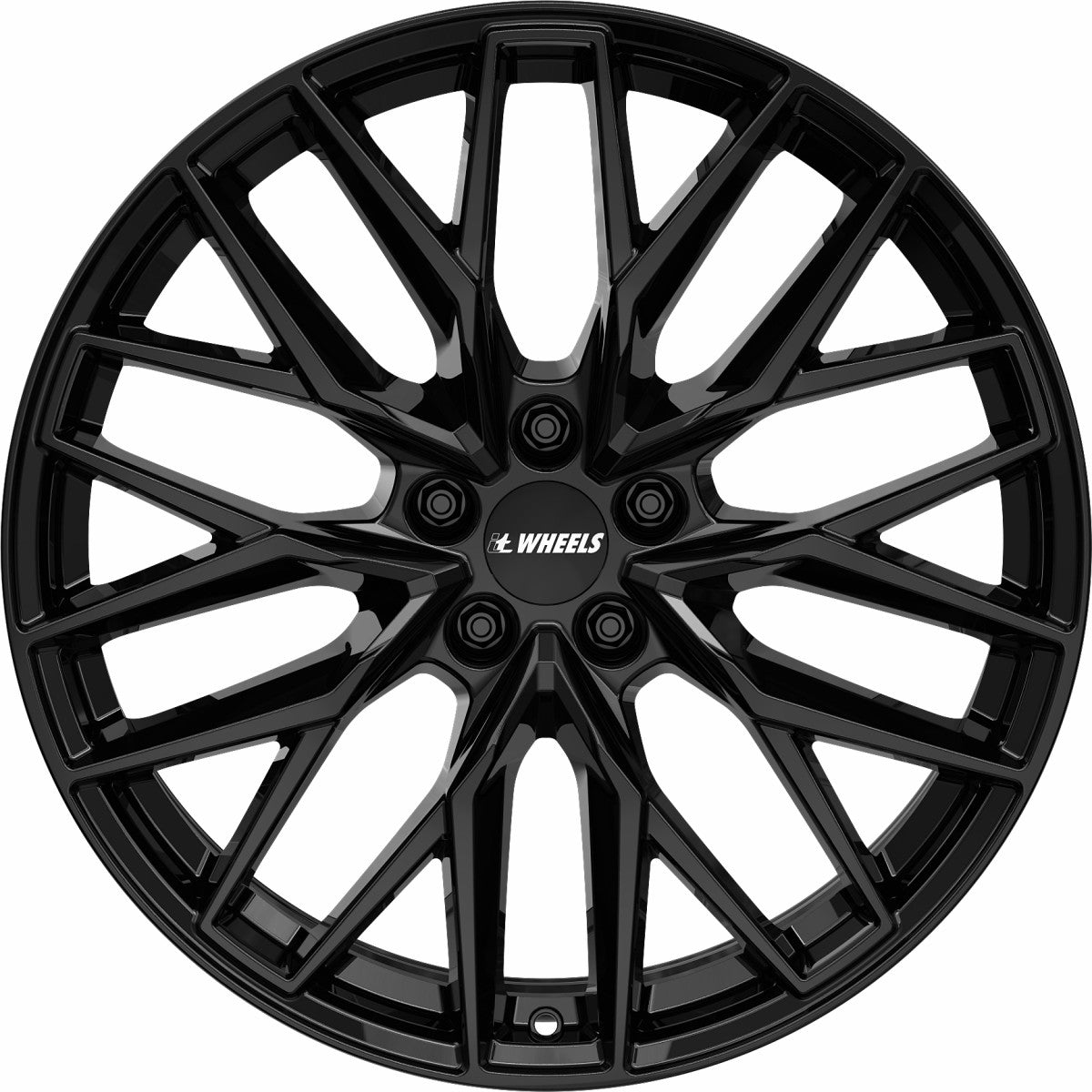 itWheels Xana gloss black Alufelge 9.5x21 Zoll ET48 LK 5x112 ML66.6 – Bild 2