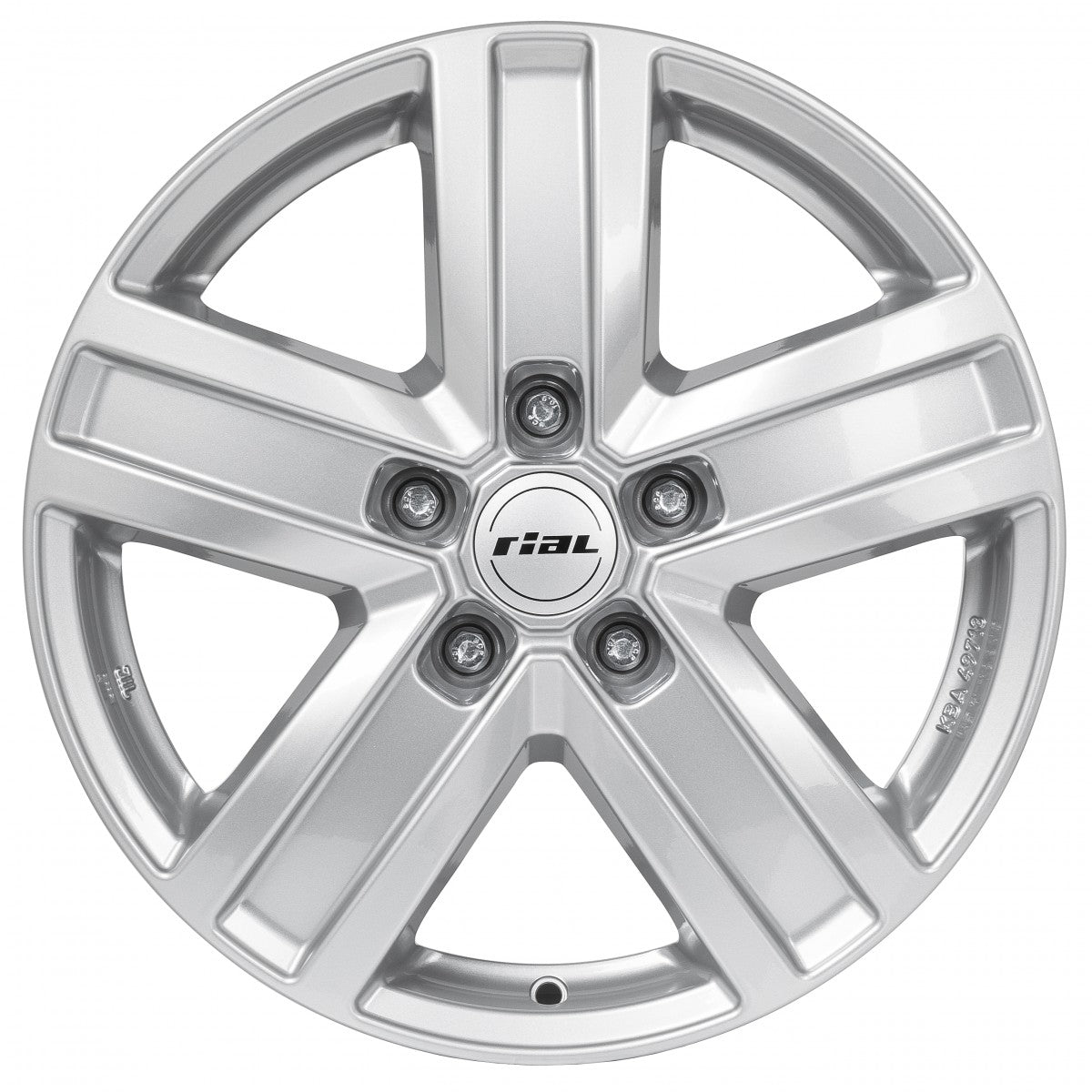 Rial Transporter polar-silber Alufelge 7x17 Zoll ET50 LK 6x120 ML74.6 – Bild 2