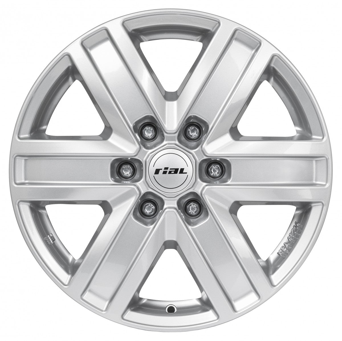 Rial Transporter polar-silber Alufelge 7x17 Zoll ET50 LK 6x120 ML74.6 – Bild 4