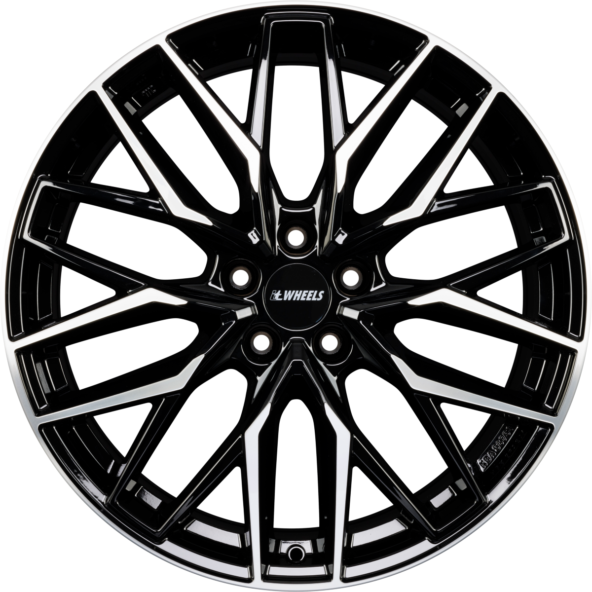 itWheels XANA Gloss Black Polished Alufelge 9x20 Zoll ET38 LK 5x114.3 ML64.1