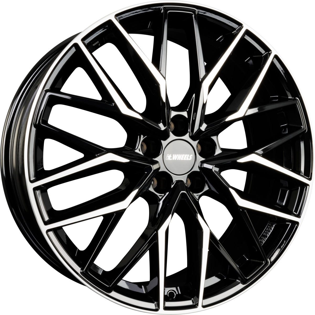 itWheels XANA Gloss Black Polished Alufelge 9x20 Zoll ET38 LK 5x114.3 ML64.1 – Bild 2