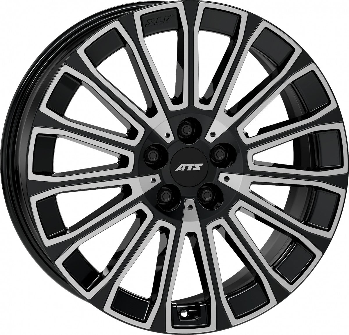ATS Obsession diamant-schwarz frontpoliert 8x19 ET45.1 - LK5/112 ML66.6