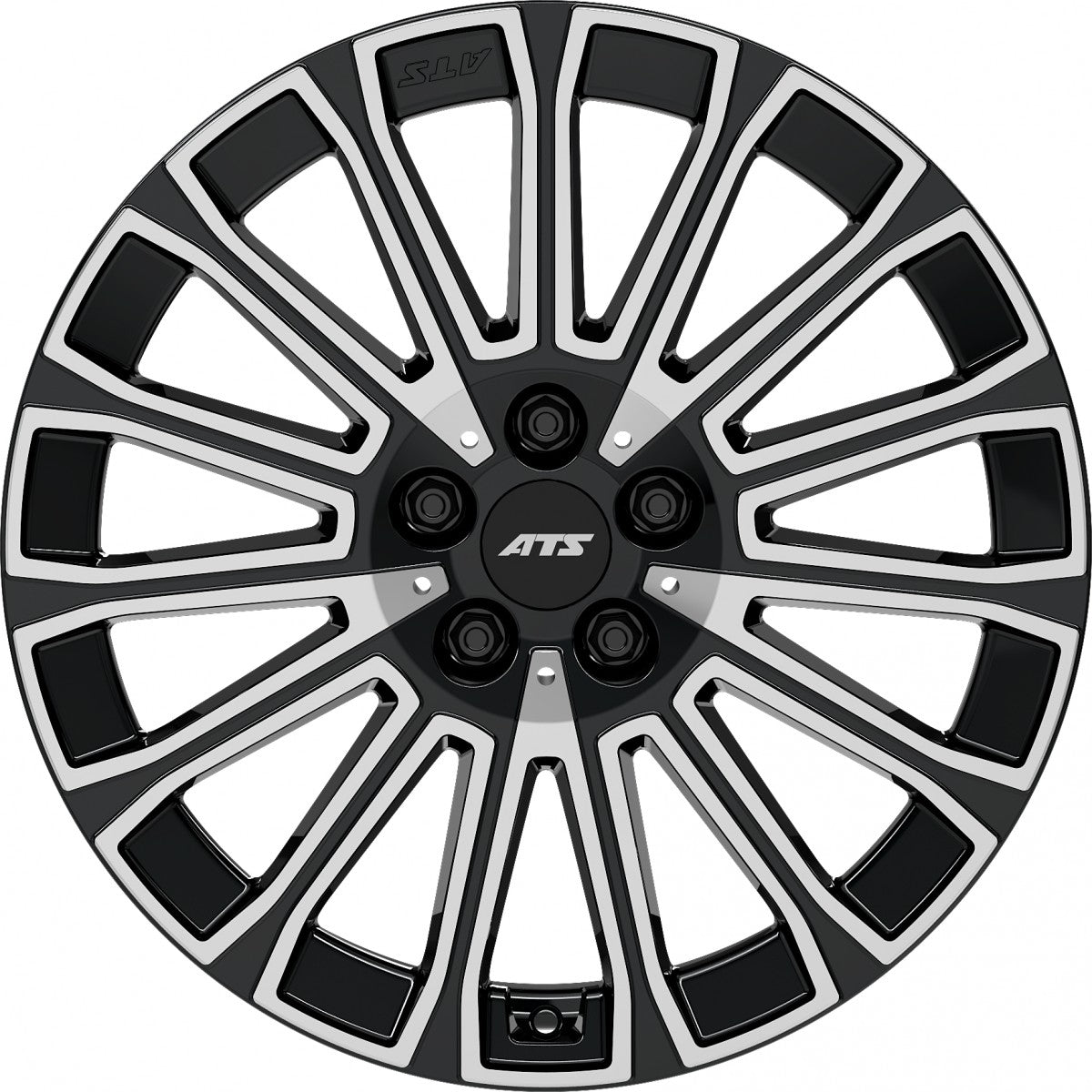 ATS Obsession diamant-schwarz frontpoliert 8x19 ET45.1 - LK5/112 ML66.6