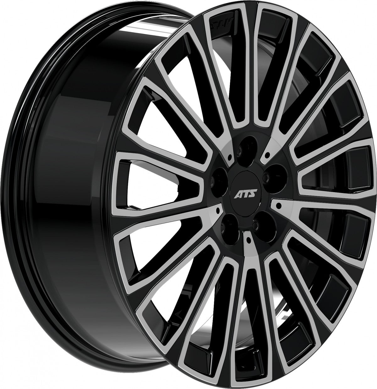 ATS Obsession diamant-schwarz frontpoliert 8x19 ET45.1 - LK5/112 ML66.6