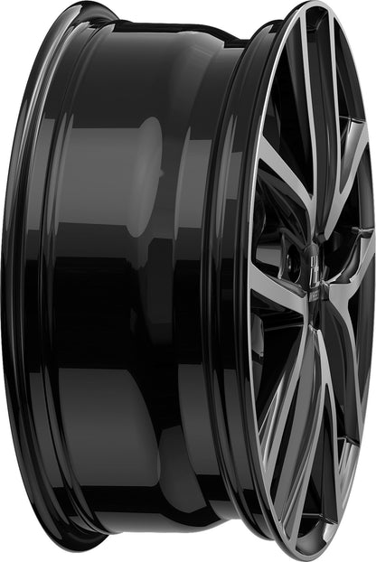 itWheels Mira gloss black polished Alufelge 6.5x16 Zoll ET40 LK 4x100 ML63.3 – Bild 6