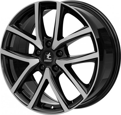 itWheels Mira gloss black polished Alufelge 6.5x16 Zoll ET40 LK 4x100 ML63.3 – Bild 8