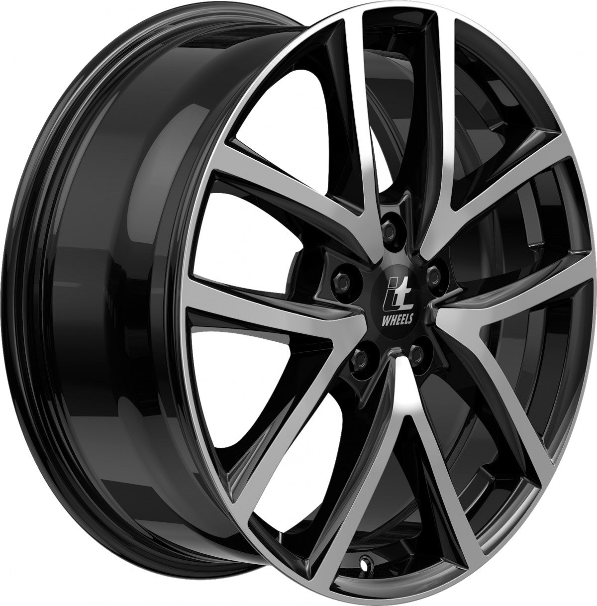 itWheels Mira gloss black polished Alufelge 6.5x16 Zoll ET25 LK 4x108 ML65.1 – Bild 4