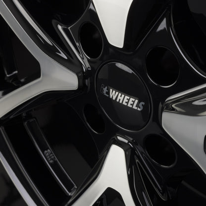 itWheels Mira Diamond Black Front Polished Alufelge 6.5x16 Zoll ET31.6 LK 4x108 ML65.1 – Bild 3