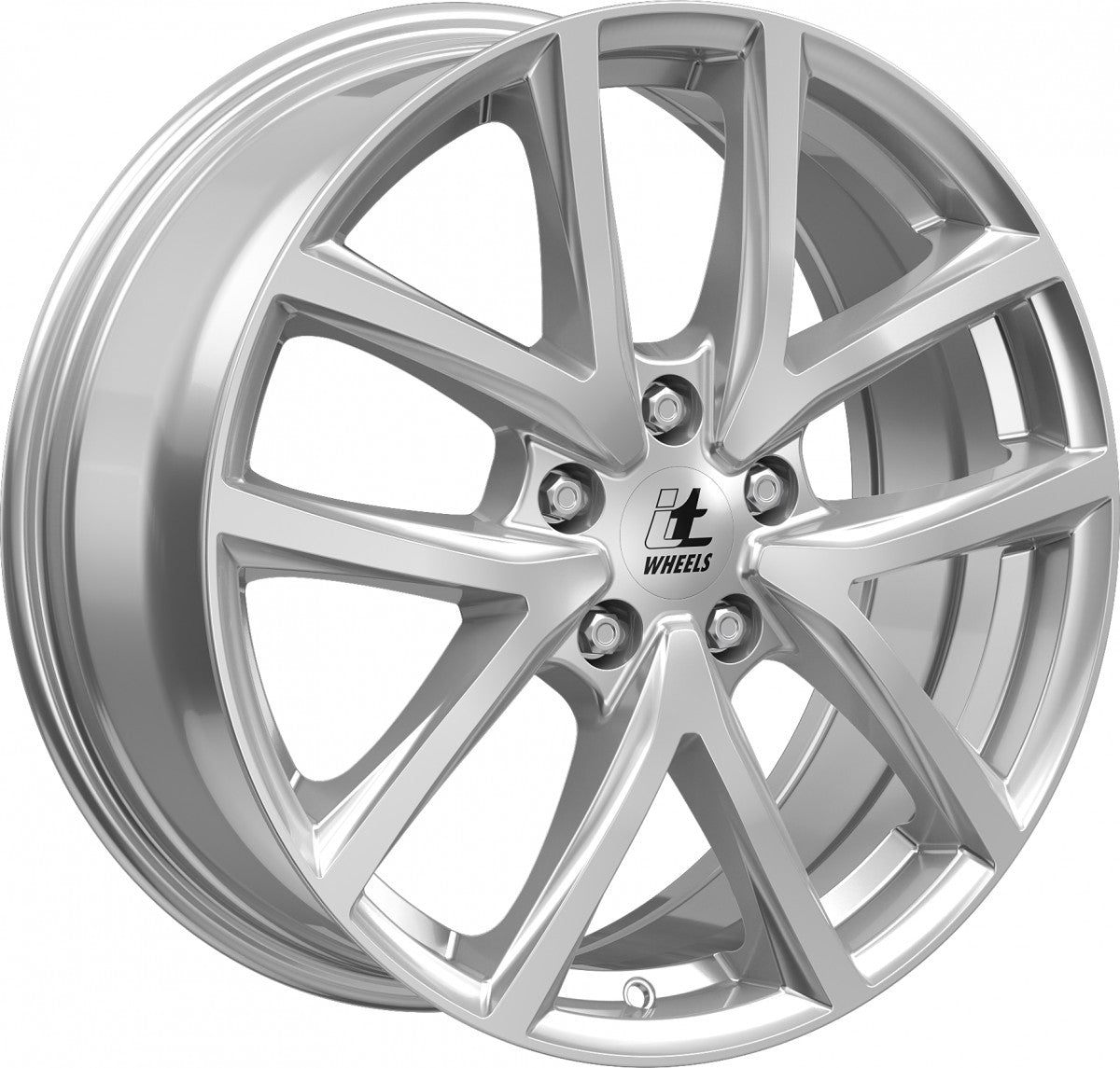 itWheels Mira gloss silver Alufelge 6.5x16 Zoll ET40 LK 5x100 ML63.3 – Bild 3