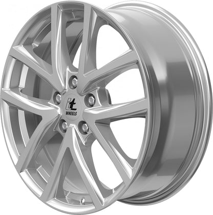 itWheels Mira gloss silver Alufelge 6.5x16 Zoll ET45 LK 5x114.3 ML70.1 – Bild 9