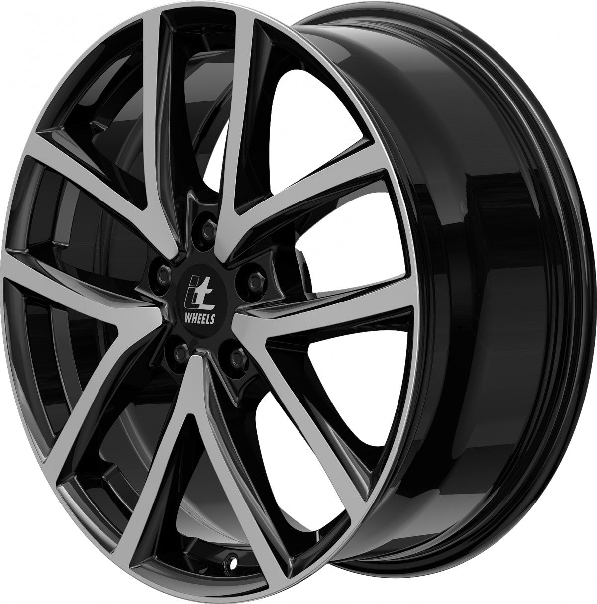 itWheels Mira gloss black polished Alufelge 6.5x16 Zoll ET45 LK 5x108 ML63.4 – Bild 9