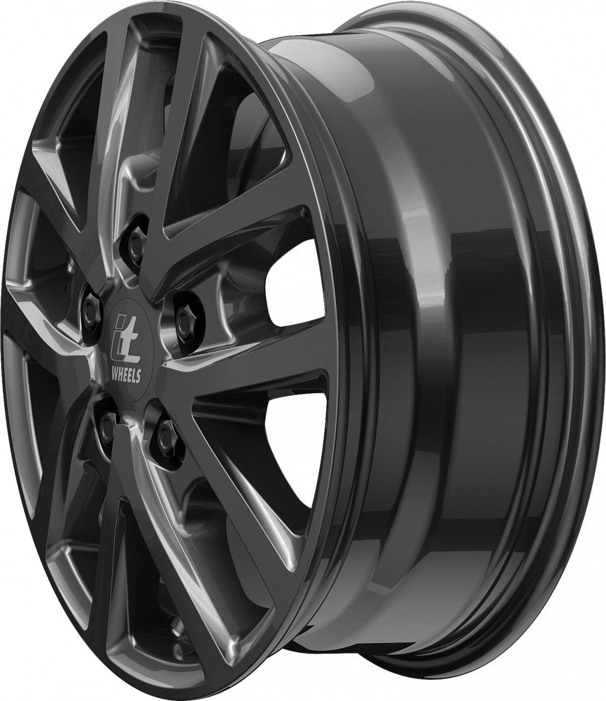 itWheels Mira Van gloss titanium Alufelge 6.5x16 Zoll ET50 LK 5x118 ML71.1 – Bild 10