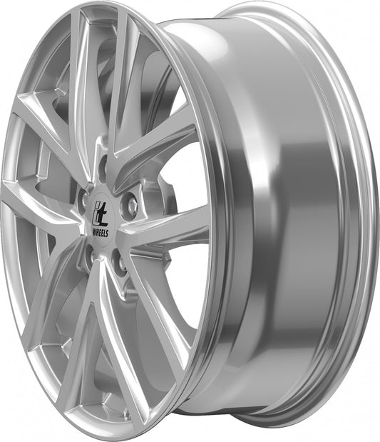 itWheels Mira gloss silver Alufelge 7x17 Zoll ET45 LK 5x112 ML70.1 – Bild 10