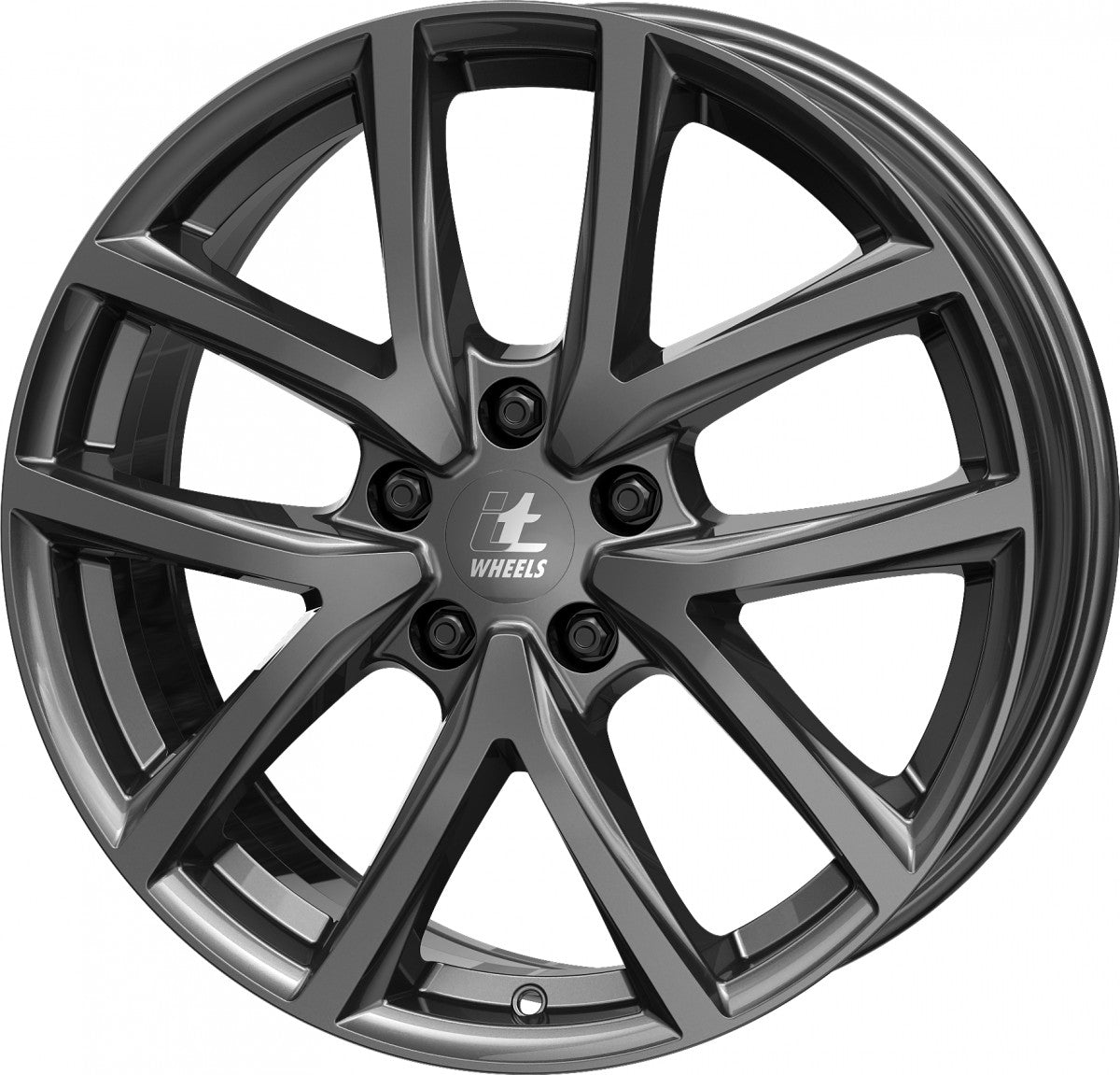 itWheels Mira gloss titanium Alufelge 7x17 Zoll ET37 LK 5x100 ML57.1 – Bild 7