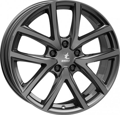 itWheels Mira gloss titanium Alufelge 7x17 Zoll ET45 LK 5x100 ML57.1