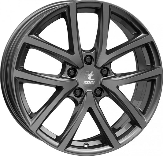 itWheels Mira gloss titanium Alufelge 7x17 Zoll ET45 LK 5x100 ML57.1