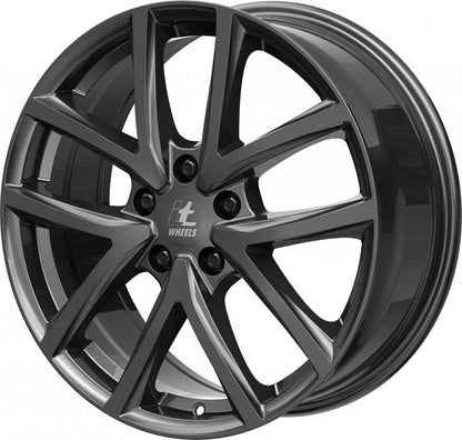 itWheels Mira gloss titanium Alufelge 7x17 Zoll ET45 LK 5x100 ML57.1 – Bild 8