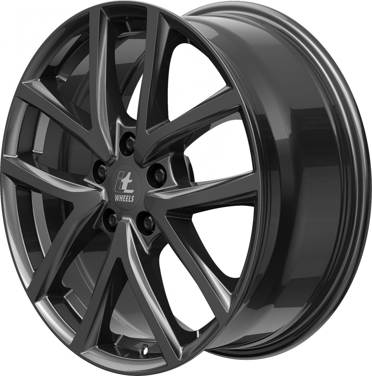 itWheels Mira gloss titanium Alufelge 7x17 Zoll ET45 LK 5x100 ML57.1 – Bild 9