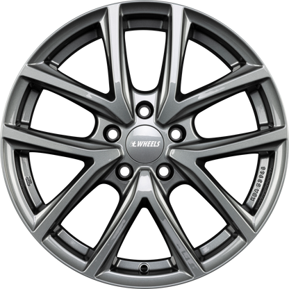 itWheels Mira gloss titanium Alufelge 7x17 Zoll ET45 LK 5x112 ML66.6