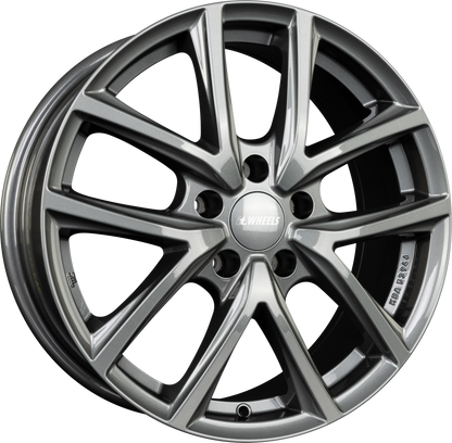 itWheels Mira gloss titanium Alufelge 7x17 Zoll ET45 LK 5x112 ML66.6 – Bild 2