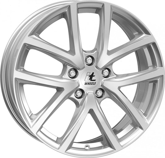 itWheels Mira gloss silver Alufelge 8x19 Zoll ET42 LK 5x114.3 ML70.1