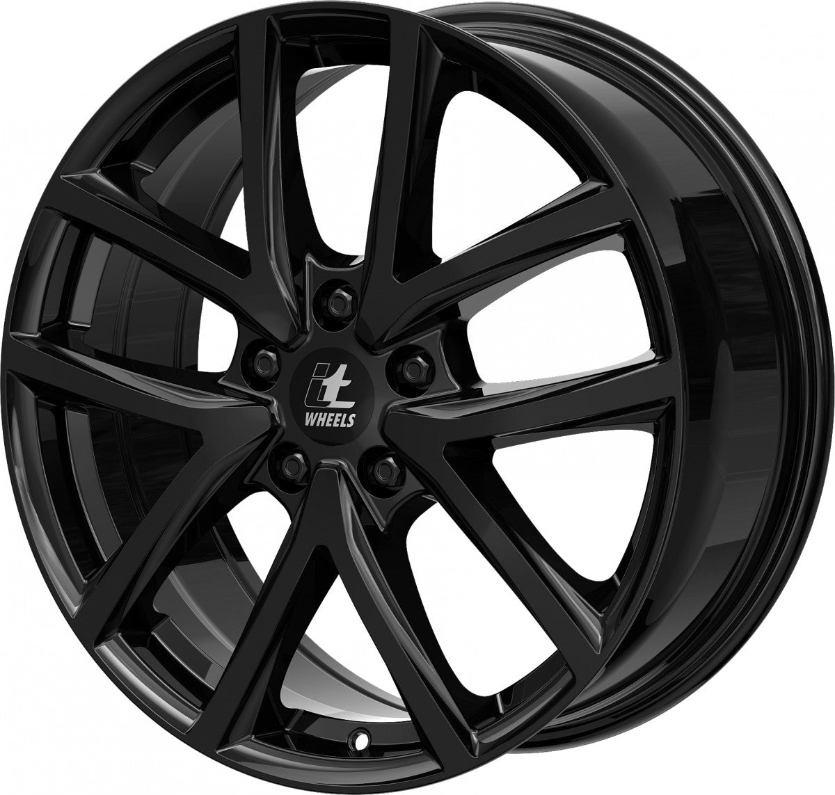 itWheels Mira gloss black Alufelge 8x19 Zoll ET45 LK 5x108 ML63.4 – Bild 8
