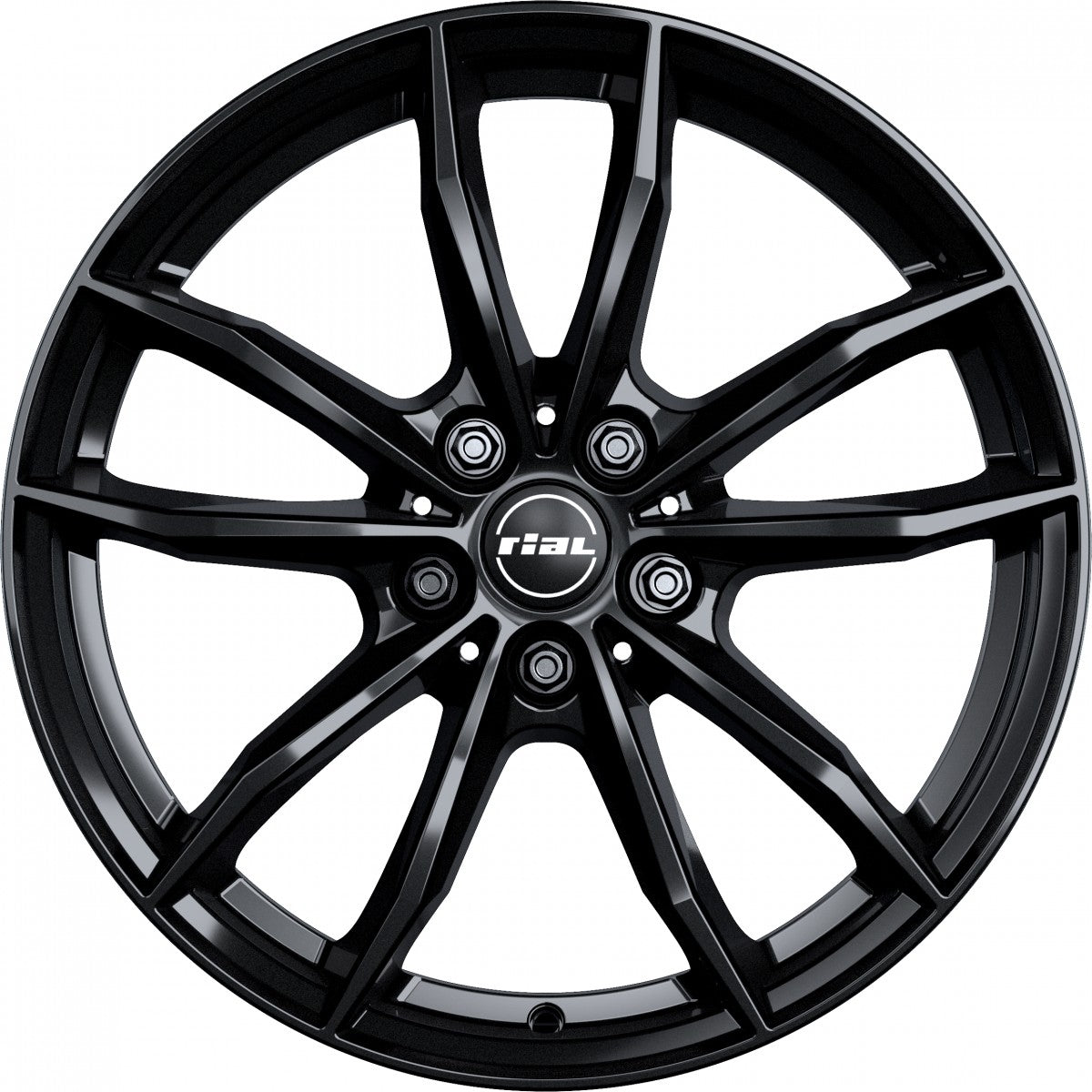 Rial X12 diamant-schwarz Alufelge 8x18 Zoll ET15 LK 5x112 ML66.5 – Bild 2