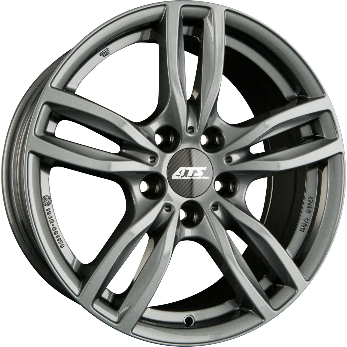 ATS Evolution Dark-Grey Alufelge 8x18 Zoll ET15 LK 5x112 ML66.6 – Bild 2