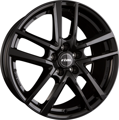 Rial Astorga diamond-black Alufelge 7.5x18 Zoll ET40 LK 5x112 ML57.1 – Bild 8