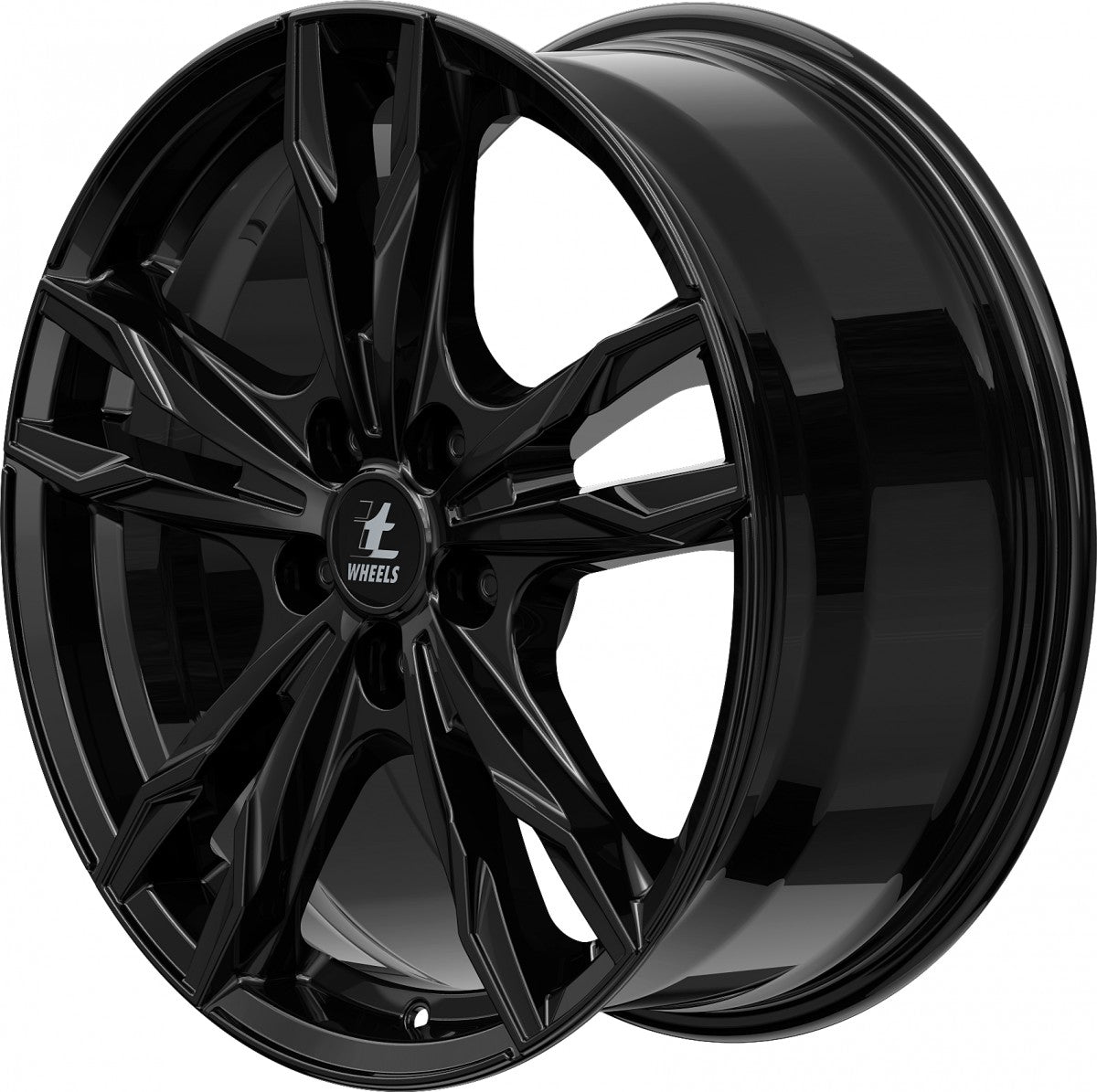 itWheels Gina gloss black Alufelge 7.5x17 Zoll ET45 LK 5x112 ML70.1 – Bild 9
